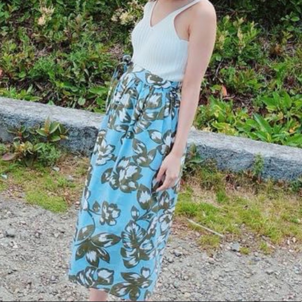 Floral Midi Skirt